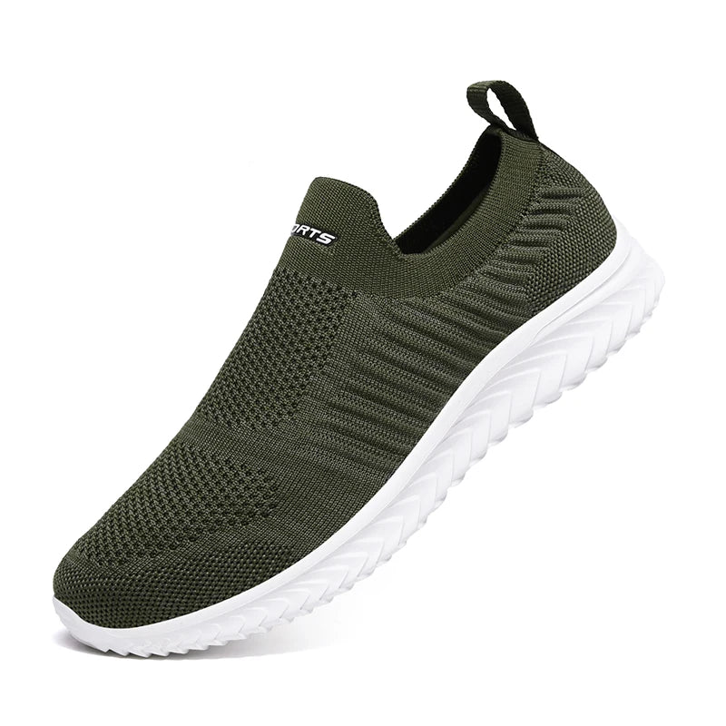 Summer Fashion Men Sneakers Breathable Men Shoes Fashion Slip On Sneakers For Men Cheap Men Loafers Shoes Without Laces