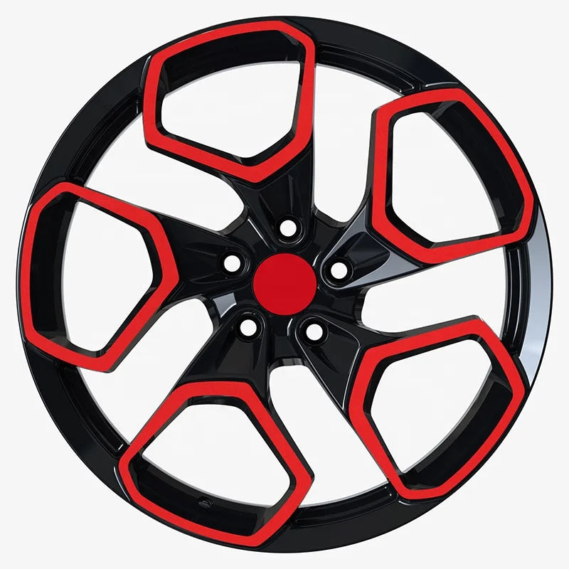 6061-T6 Aluminum Alloy Car Rim Custom Forged Car Alloy Wheels With 24 Inch PCD 5*112 5*120 5*114.3