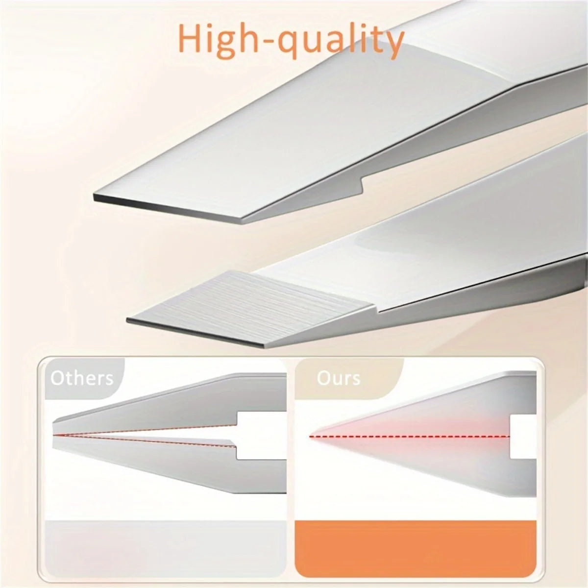 1/4 pcs Eyebrow Tweezers Set Stainless Steel Eyebrow Forceps Professional Beauty Tool Set For Facial Hair Inward Growing