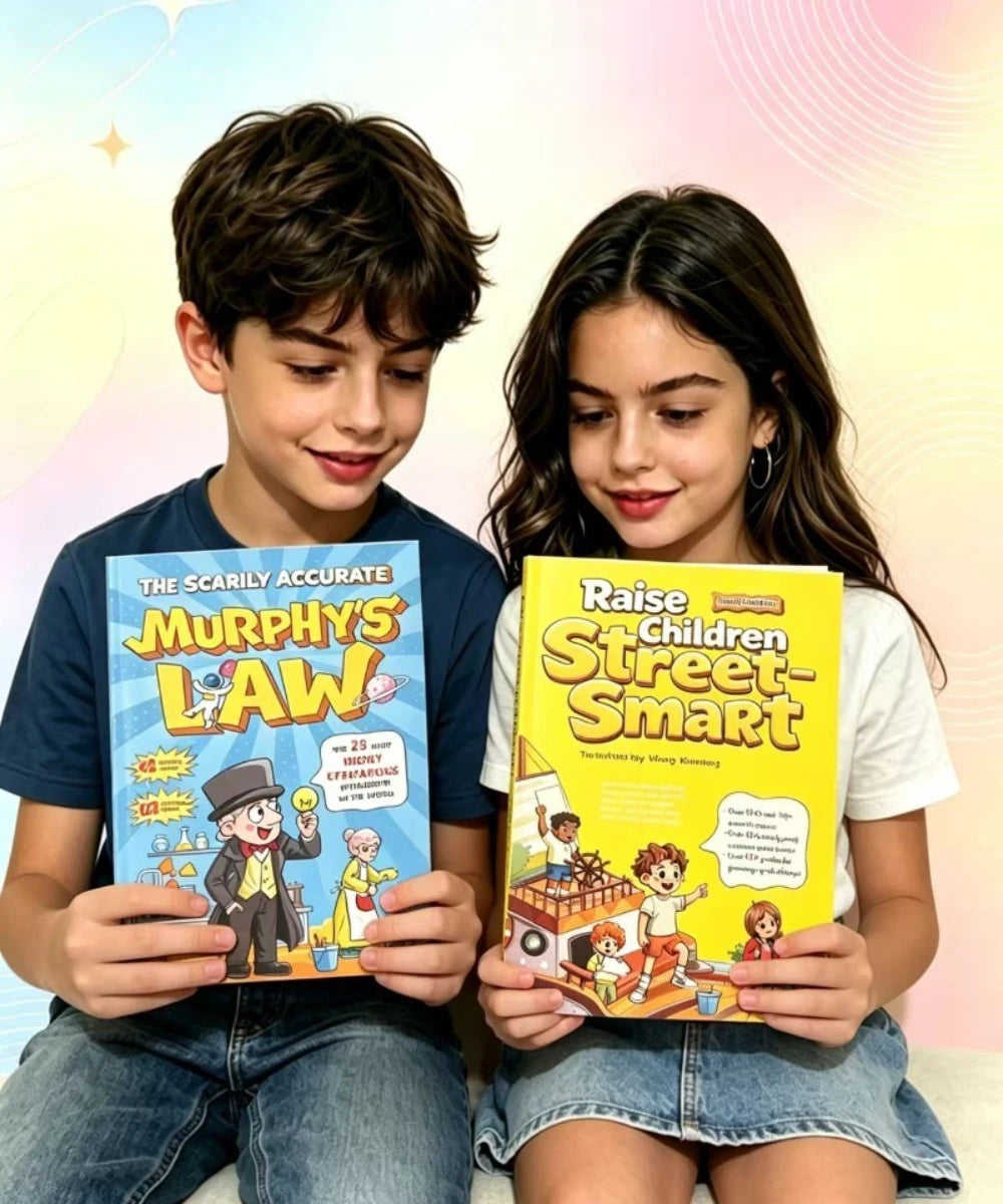New Arrival 2PCS Children Educational Comic Book Set Life Wisdom & Social Skills Training Reading Books Parent-child Gifts Books