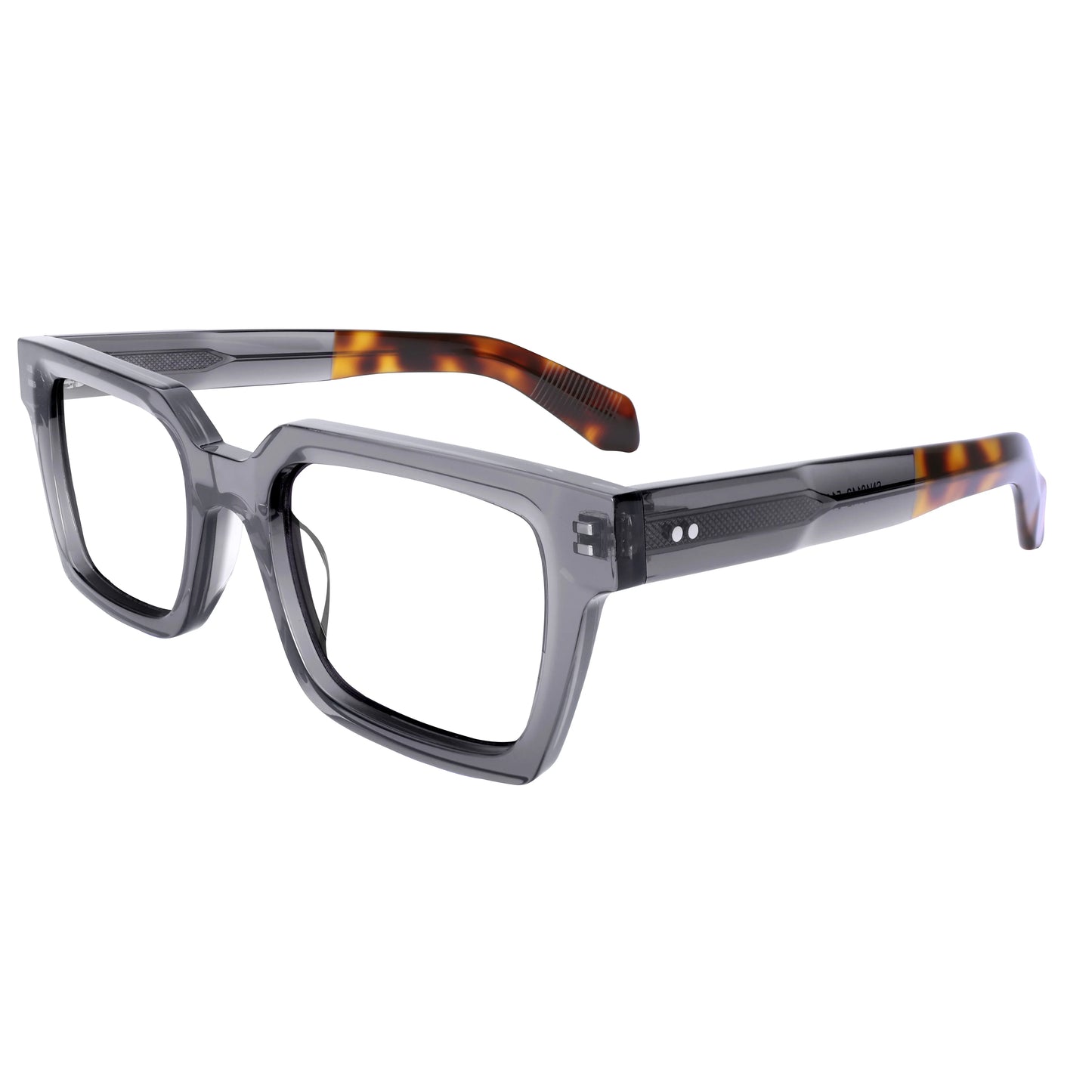 Oversized Glasses for Women Men Thick Acetate Frame Wide Top Clear Lenses Prescription Ready Trendy Style