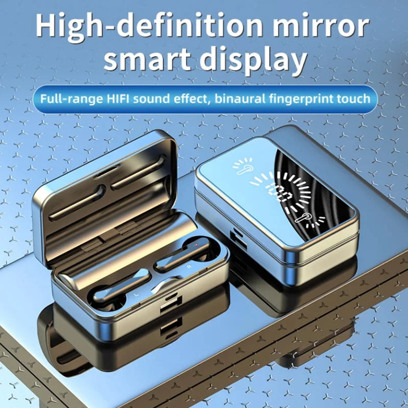 # Mirror Digital Display Wireless Bluetooth Headset 5.1 Touch Tws Business Sports Headset