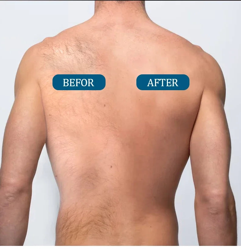 Back Shavers for Men Body Groomers Painless Hair Remover for Men Epilator Shaver Back Face Long Handle Portable Shaver Body Care