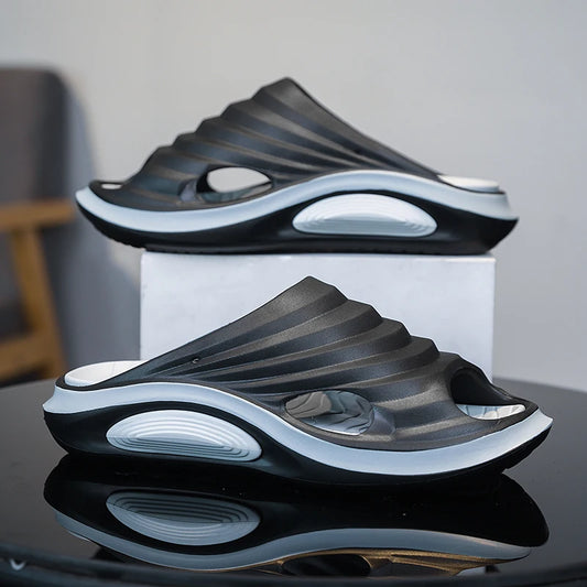 Summer Men's Slippers Outdoor Sandals Beach Comfortable Slides Indoor Men Casual Shoes Garden Shoes Men Home Slippers Flip Flops