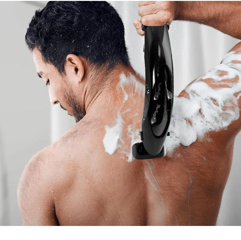 Back Shavers for Men Body Groomers Painless Hair Remover for Men Epilator Shaver Back Face Long Handle Portable Shaver Body Care