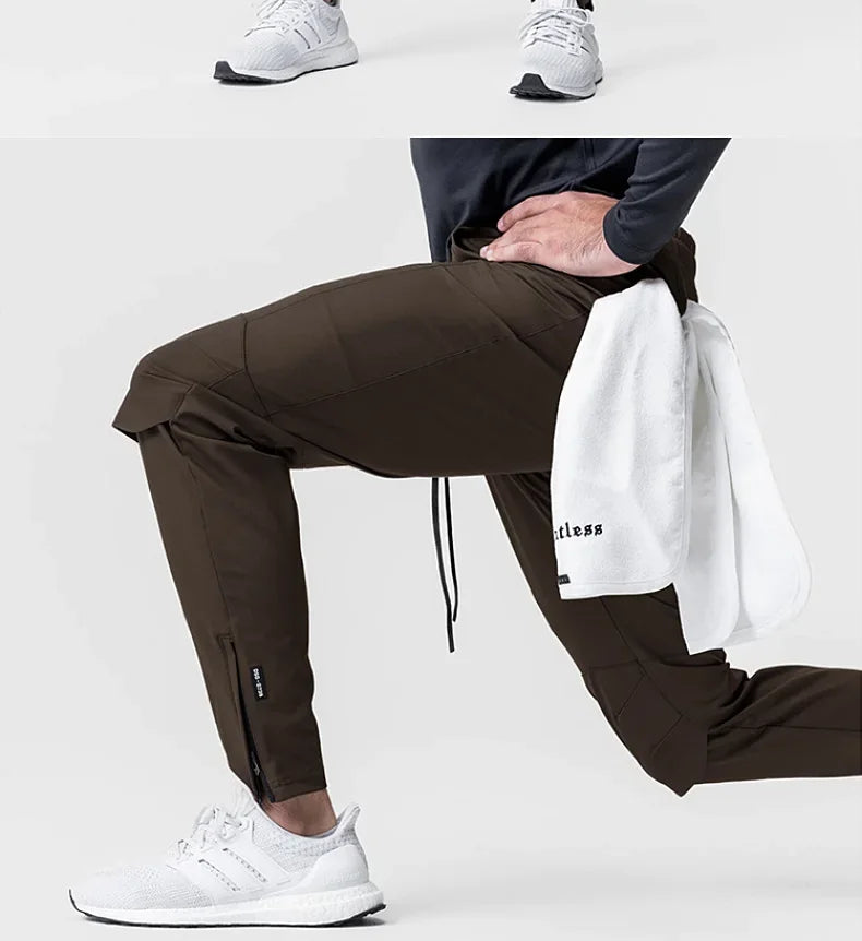Men's Joggers Pants Quick Dry Running Sweatpants Gym Fitness Outdoor Hip Hop Casual Track Trousers Training Workout Sportswear