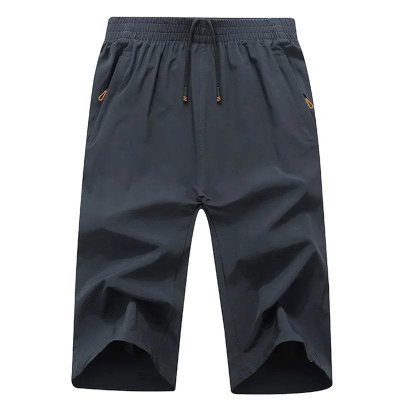 Plus Size 7XL 8XL 9XL Summer Bermuda Masculino Beach Shorts Men Casual Breathable Quick-drying Capri Joggers Men Running Shorts