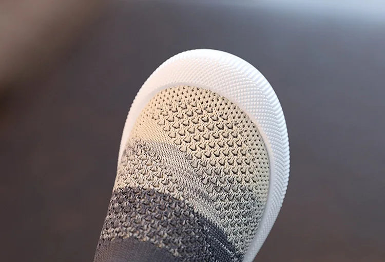 Size 20-31 Children Shoes Spring Autumn Kids Sneakers Soft Breathable Mesh Boys Slip-on Shoes Patchwork Color Girls Shoes