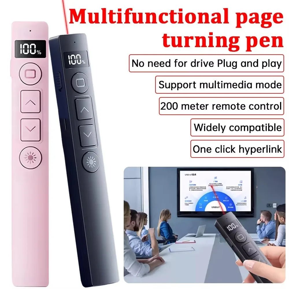 New USB Presentation Clicker ABS 3A Powerpoint Pen Portable Durable Slide Advancer Pen