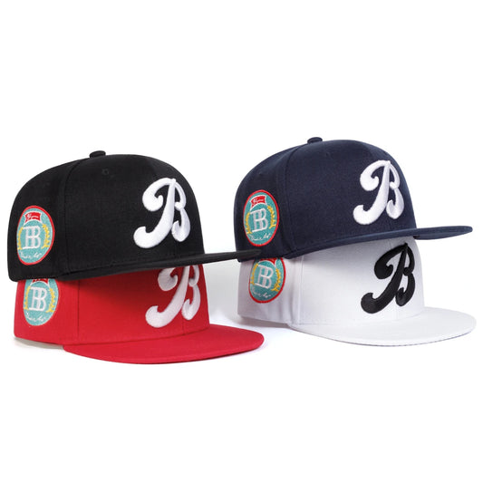 Unisex B Letter Embroidery Hip-hop Hats Spring Autumn Outdoor Adjustable Casual Baseball Caps Sunscreen Hat