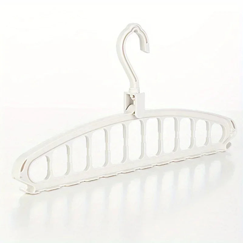 Rotating clothes hanger for both horizontal and vertical use,multifunctional clothes hanger,for household clothes drying storage