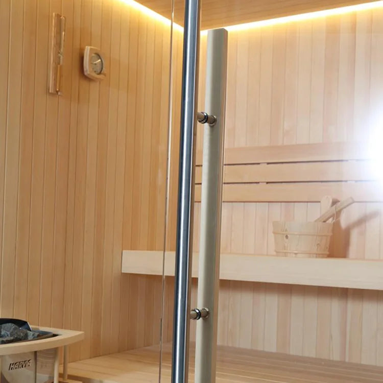 Hot Sale Modern Electric 9kw Outdoor Red Cedar Solid Wood 4 Person Far Infrared Wet Steam Traditional Sauna Room Health Benefits