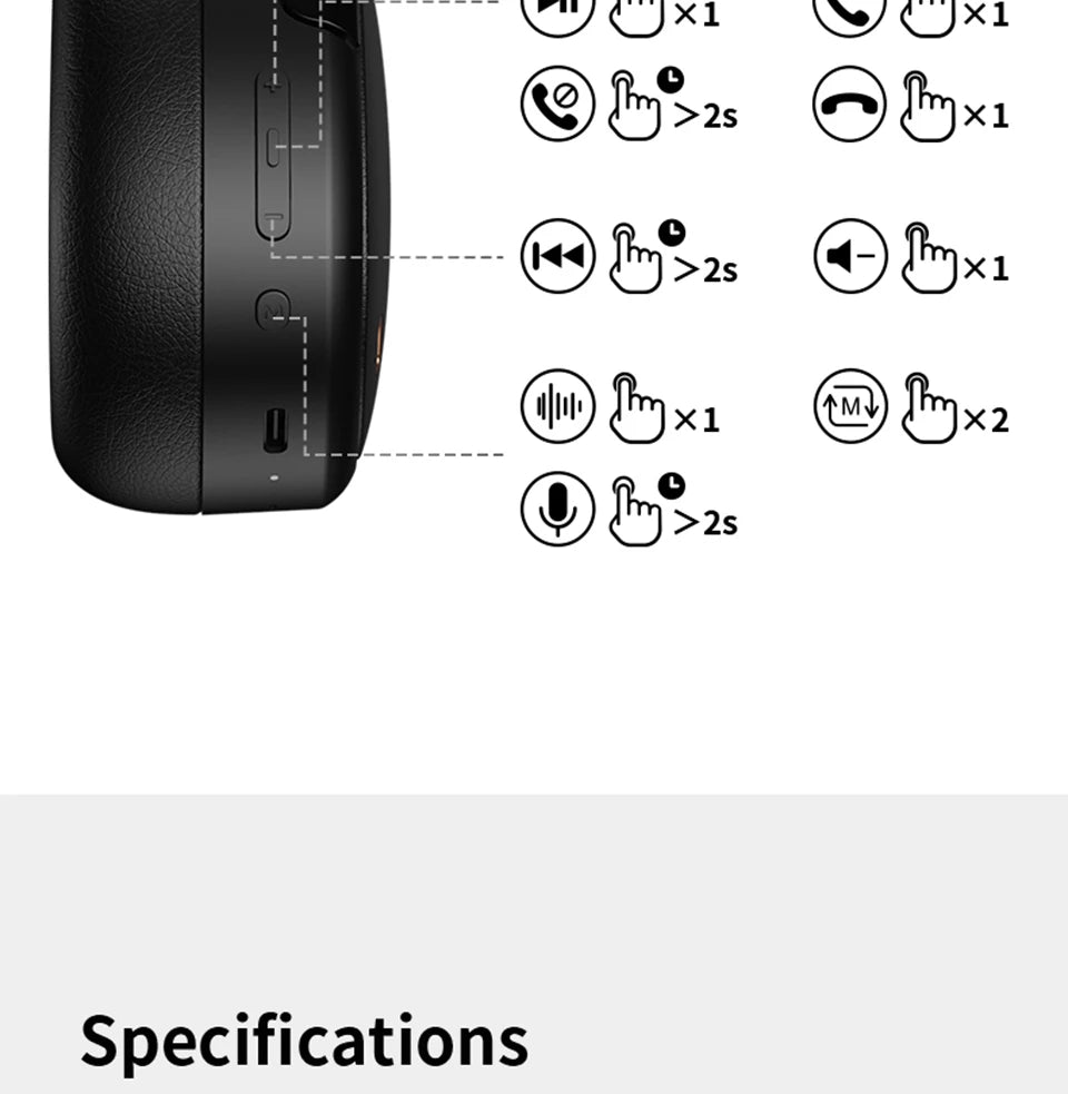 Edifier WH950NB Active Noise Cancelling Wireless Headphones Hi-Res Wireless Audio Dual Device Connection Bluetooth 5.3 Headset