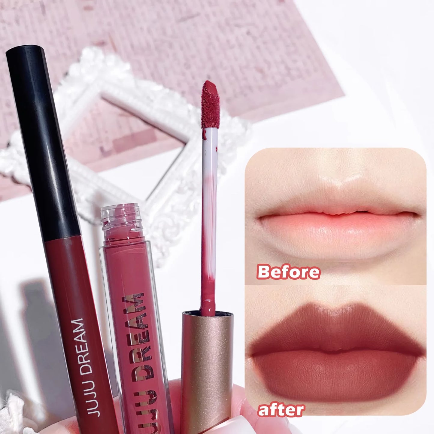 Waterproof Lip Liner & Gloss Set – High Pigment, Long-Lasting, DIY Lip Looks, Unisex, Certified, Smooth & Non-Irritating