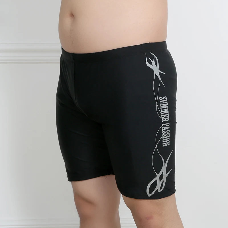 Men swimwear Plus Size Mens Swimming Trunks Sports Swim Wear 135kg Bottoms Hot Spring  Adult Shorts Printing Pants Beach