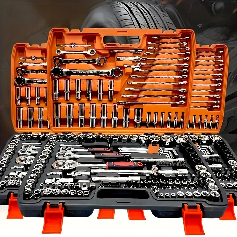 46/151pcs automotive machinery tool kits - high-quality and multi-screwdriver sets, bicycle and motorcycle repair tools