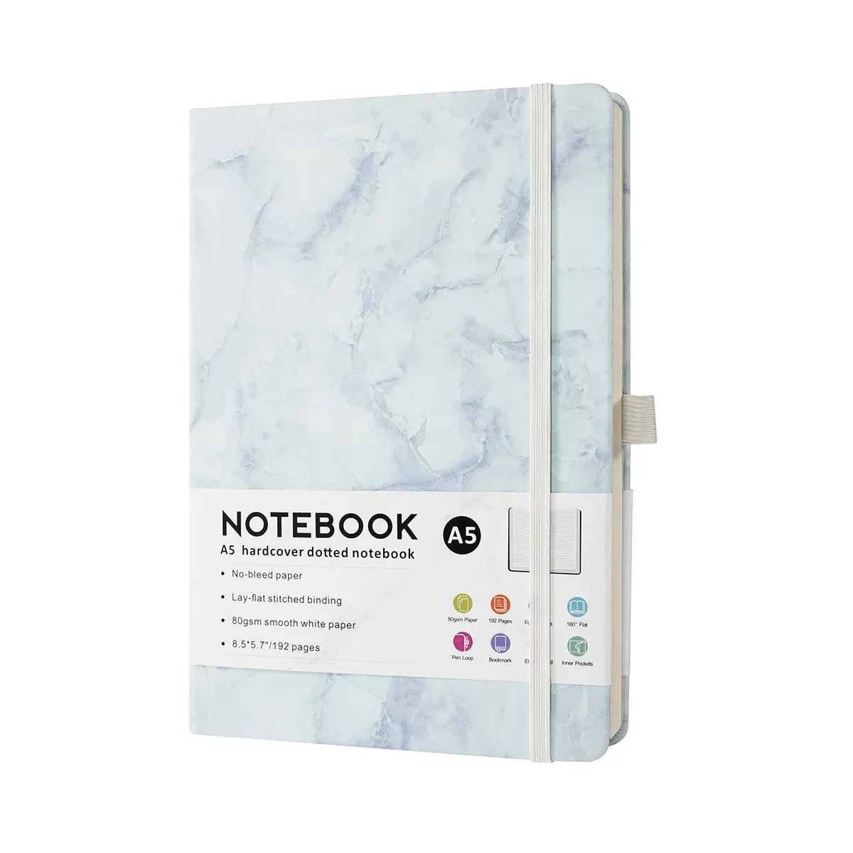 Hard Cover Sketchbook Strap Notebook A5 Lined Stationery Notebooks and Journals Diary Writing Pads Office School Supplies