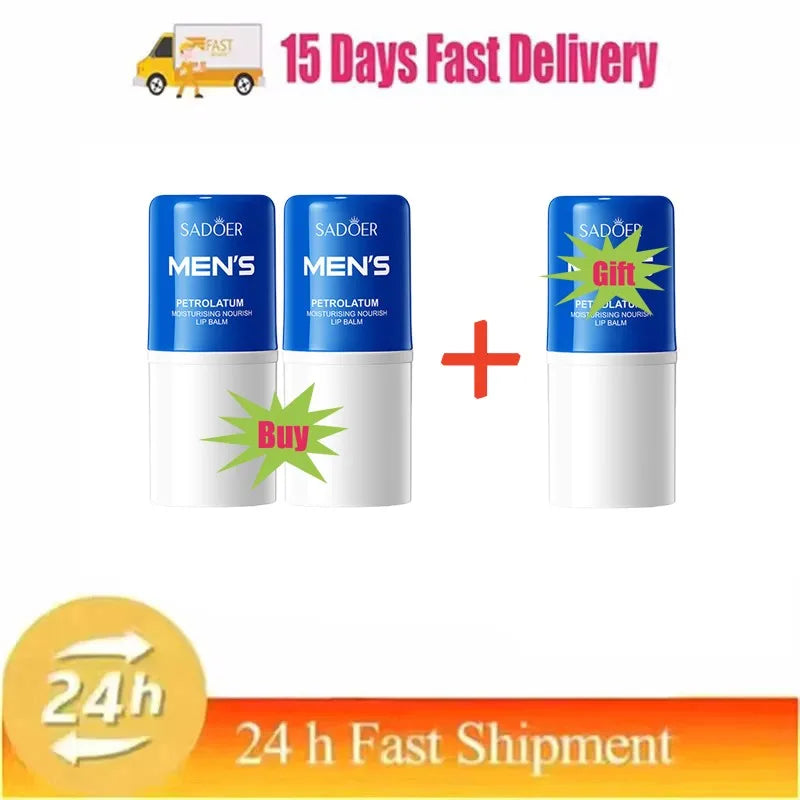Men Lip Balm Moisturizing Hydration Fading Lip Lines Anti-Cracking Remove Dead Skin Refreshing And Not Greasy Exquisite Lip Care
