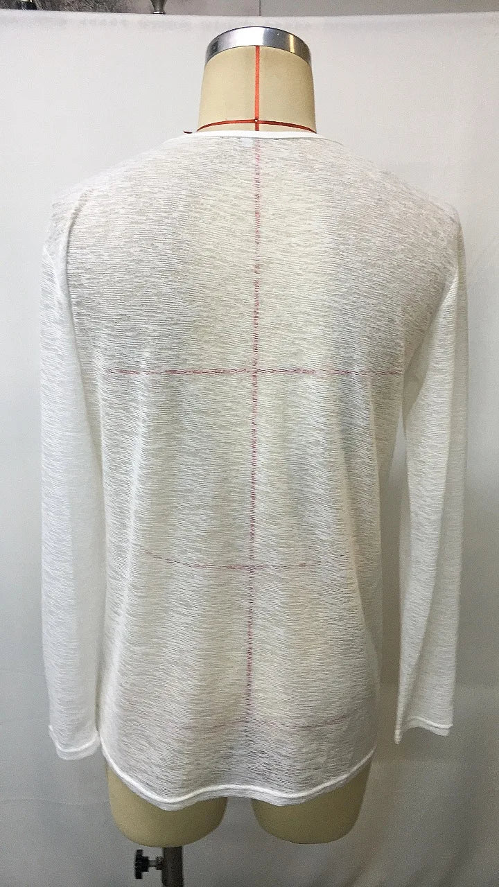 New European and American Plus Size Men's Solid Color Thin Breathable Long Sleeved T-shirt streetwear
