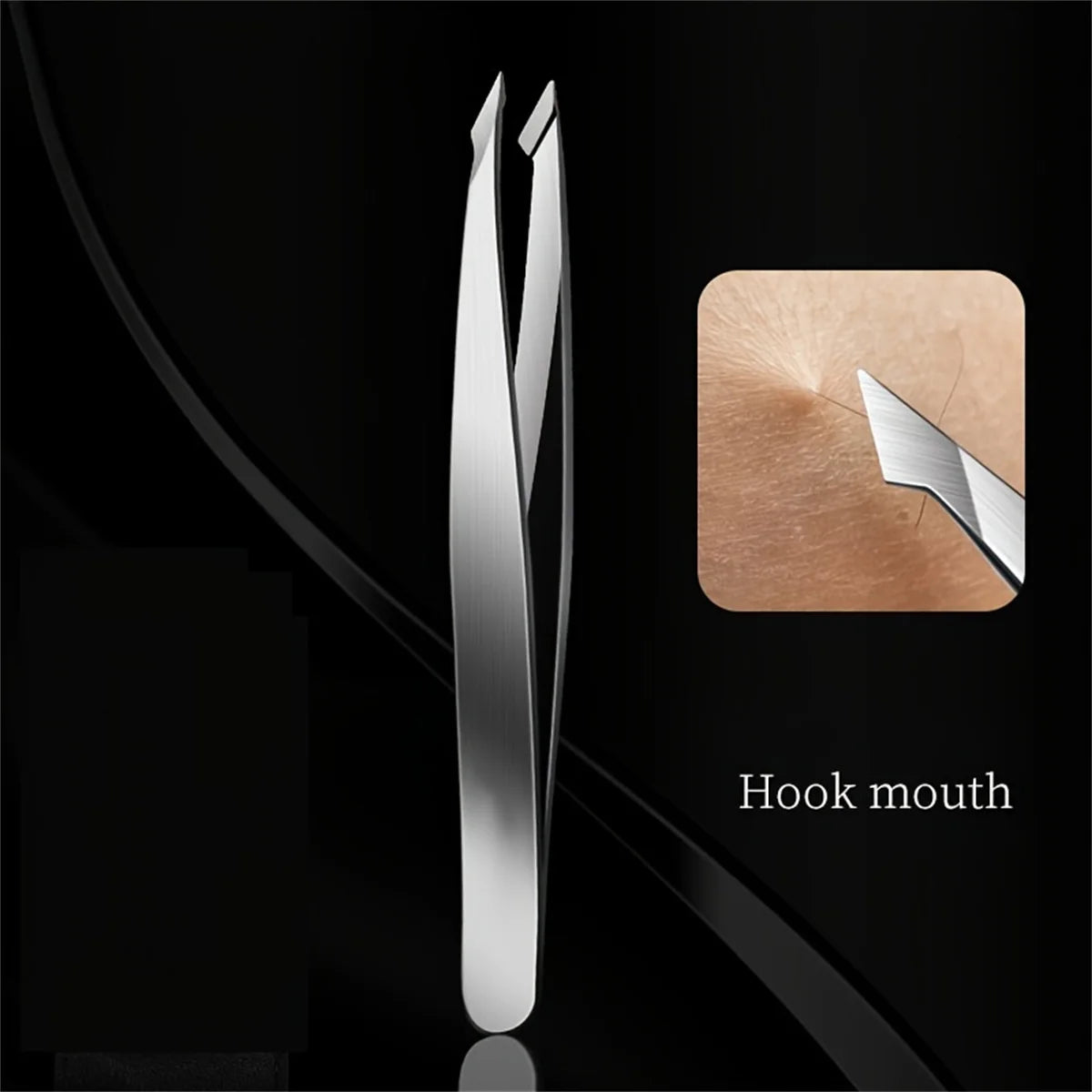 1/4 pcs Eyebrow Tweezers Set Stainless Steel Eyebrow Forceps Professional Beauty Tool Set For Facial Hair Inward Growing