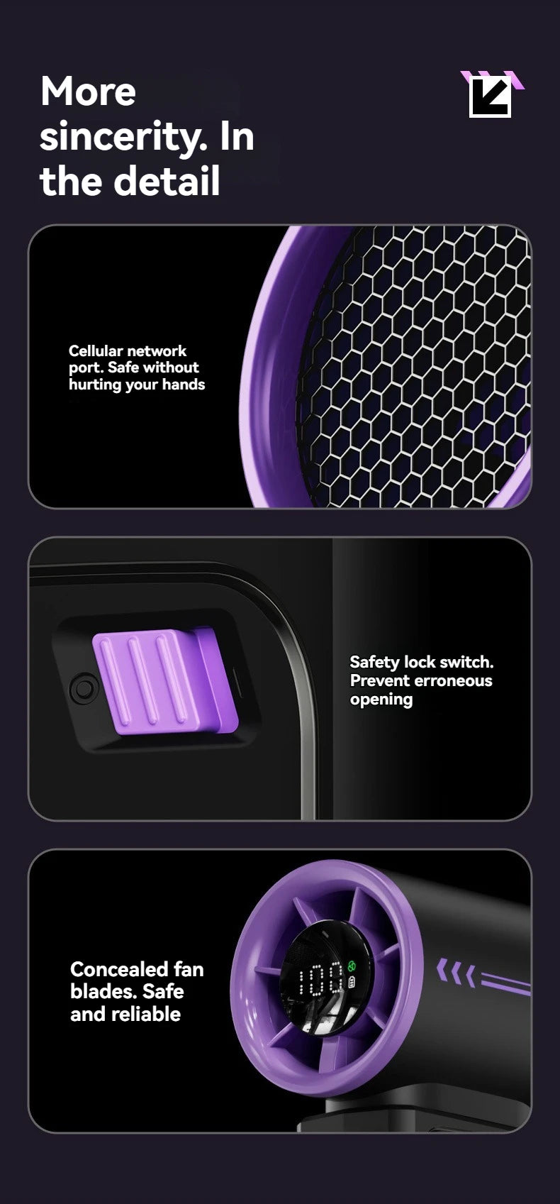 2025 New High Speed Turbo Small Air Cannon Electric Fan Portable Digital Display Handheld Fan USB Charging Fan Outdoor Mini Fan