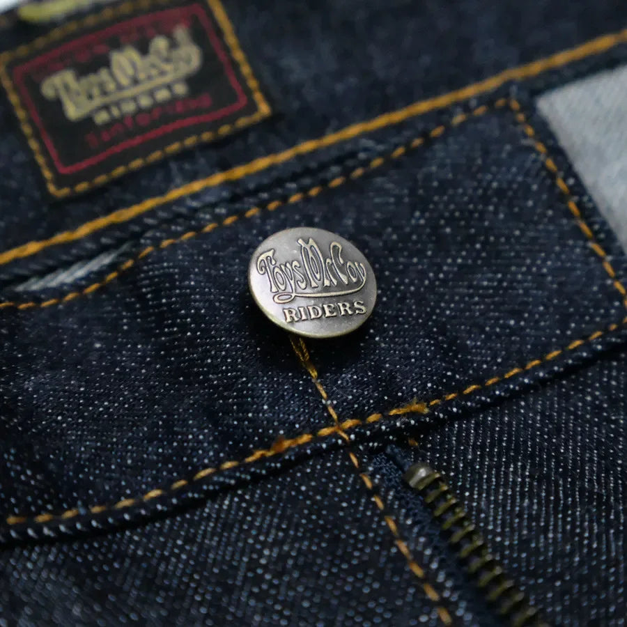 TOYS McCOY LOT 001Z pays tribute to LXX (taxi driver) left twill retro red ear jeans