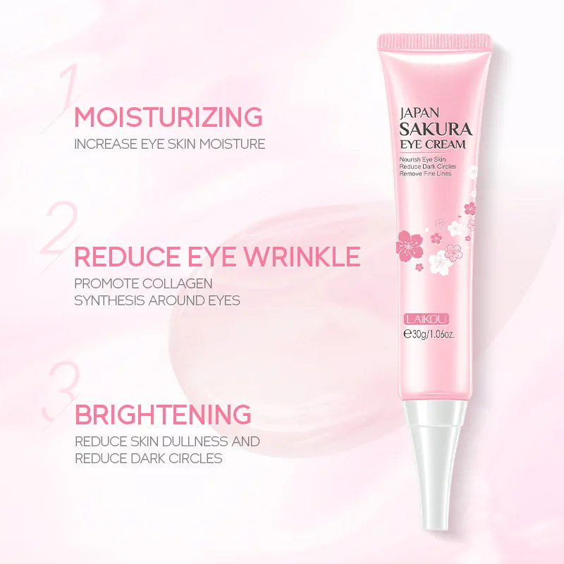 LAIKOU Sakura Facial Cleansing Skincare Set Moisturize Beauty Health Eye Mask Lip Mask Korean Facial Care Products Kit