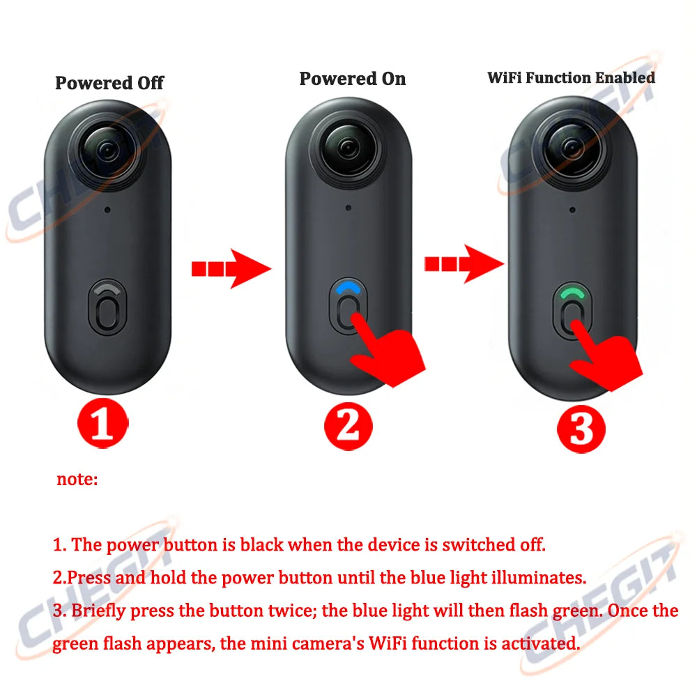 4K Motorcycle Mini Recorder Finger WIFI Action Camera Lightweight POV Motorcycle Road Sport Cam Bicycle Vlog Pet Body Camera