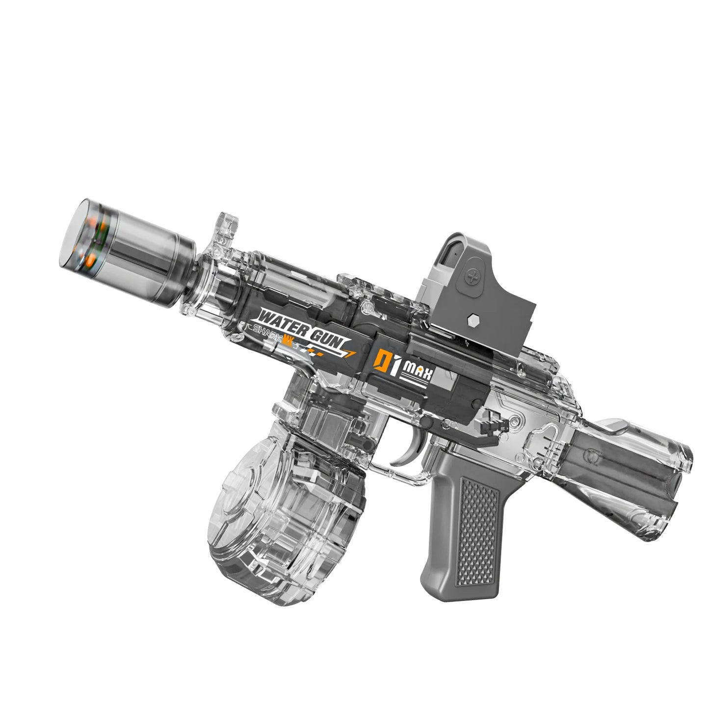 2025 Kids Hot Selling Electric Spray & Water Gun Simulates Sound Light Gun Toys Outdoor Activities Spray Vibration Gun Toys