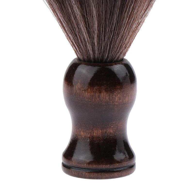 Natural Razor Brush with Wood Handle Badger Hair Men's Shaving Brush Barber Salon Men Facial Beard Cleaning Appliance Shave Tool
