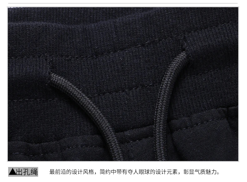Long Three Quarter Men's Shorts Cotton Elastic Summer Bermuda Male 3/4 Calf Big Size Plus Large 6XL 7XL 8XL 9XL Cuff Below Knee