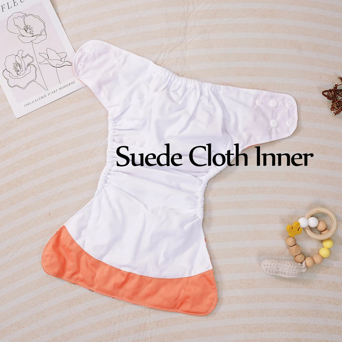 4PCS Baby Waterproof Nappies Cute Underwears Reusable Newborn Cloth Diaper Soft Ecological Toddler Training Pants For Boys Girls