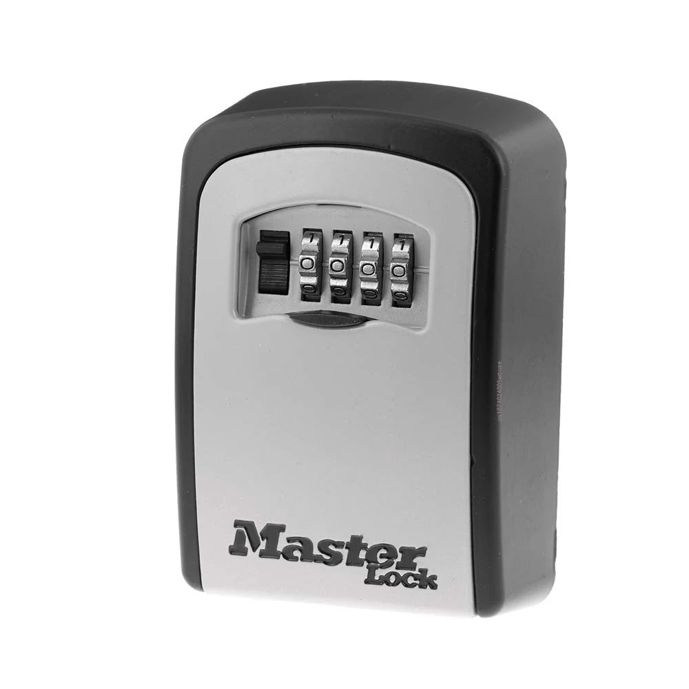 Master Lock Key Storage Box Stainless Steel Wall Mount Outdoor Lock Box for House Keys Key Safe with Combination Lock Large