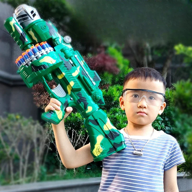 Toys Cool Nerfs Gun Children Electric Continuous Launch Electric Toy Boy Gun Military Firearms Series Soft Bullet Gun Sniper