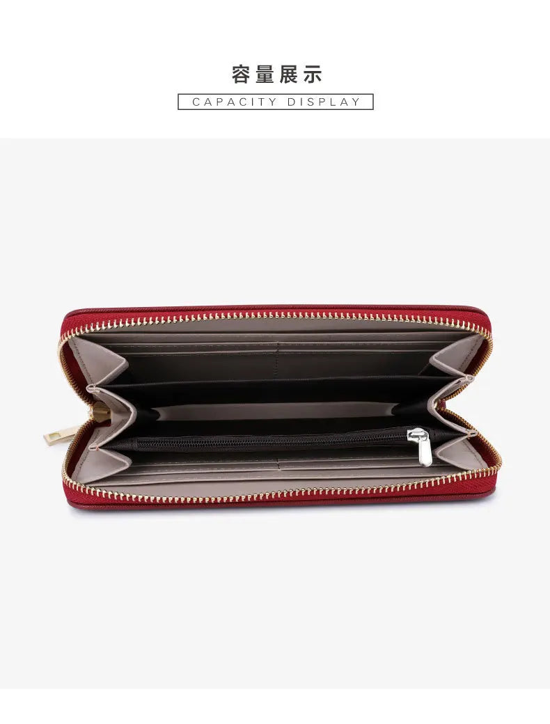 Women Wallet Fashion Purses for Woman Women's Long Style Simple Man Wallets Coin Purse Card Bag Woman's Bags Holders Luggage