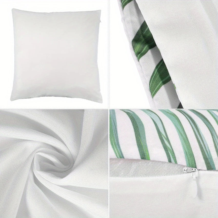 Golden - Brown Leaf Shadows, Autumn - themed PillowcasesBedroom Sofa Decorative Cushion Cover with Zipper Pillowcase