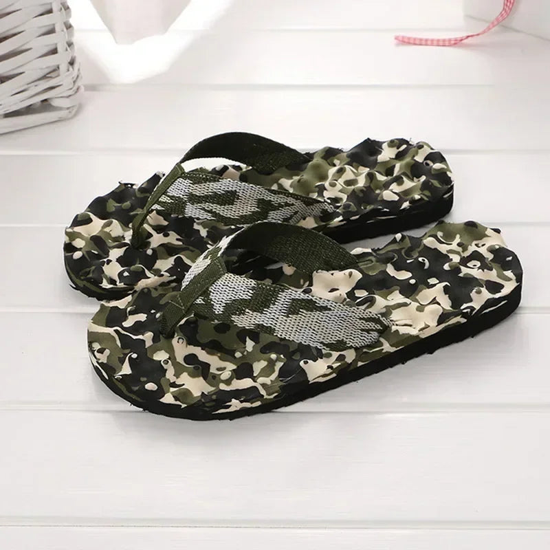 New Fashion Summer Massage Flip-Flops Men Slippers Beach Sandals Comfortable Men Casual Shoes Fashion Men Flip Flops Footwear