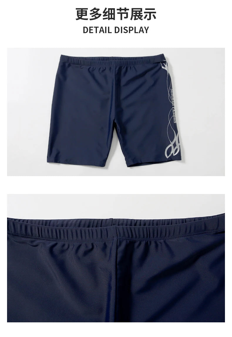Men swimwear Plus Size Mens Swimming Trunks Sports Swim Wear 135kg Bottoms Hot Spring  Adult Shorts Printing Pants Beach