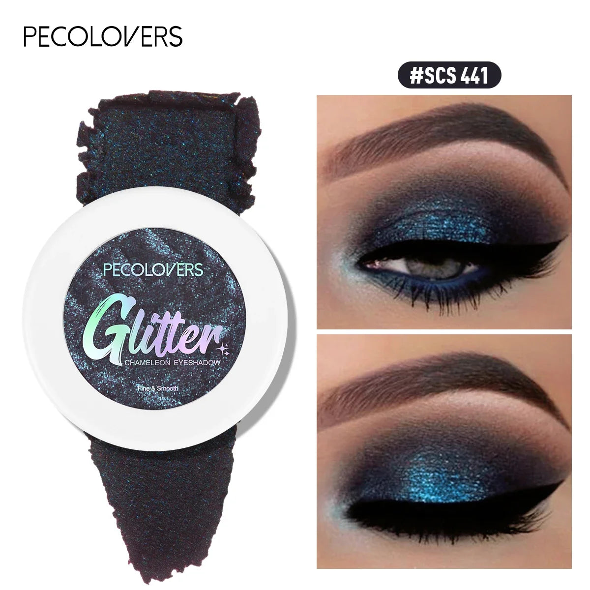 Smoky Glitter Eyeshadow Cream Makeup Mashed Potato Texture Palette Pearl Long-lasting Shimmer Metallic Eye Shadow Cosmetic