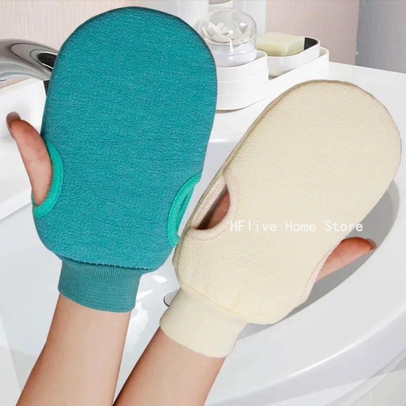 Bath For Peeling Exfoliating Body Cleaning Scrub Mitt Rub Dead Skin Gloves For Shower Body Brush Towel SPA Foam Body Massage
