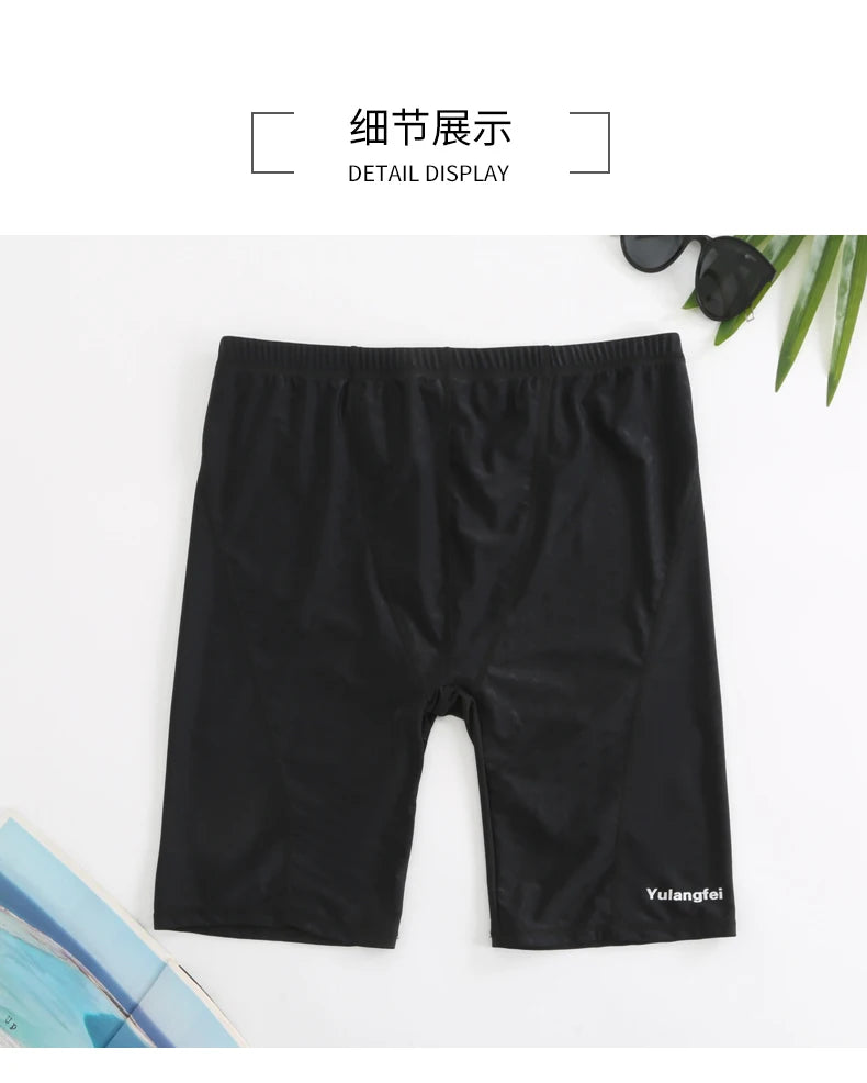 Men swimwear Plus Size Mens Swimming Trunks Sports Swim Wear 135kg Bottoms Hot Spring  Adult Shorts Printing Pants Beach