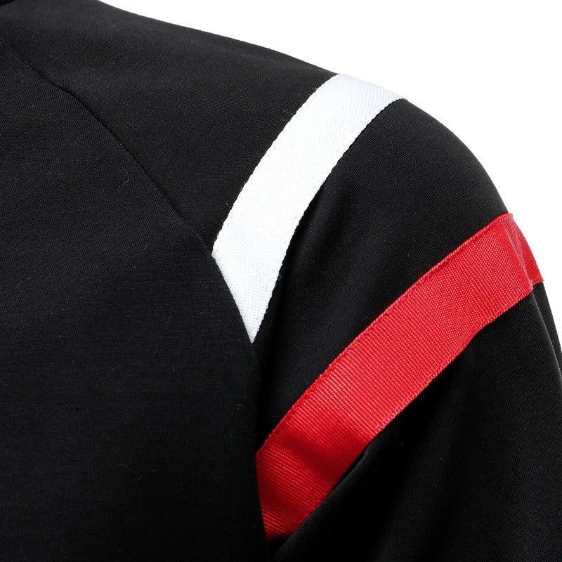 Spring and Autumn New Fashion Trend American Retro Sports Pullover Men's Casual Relaxed Breathable Large Size High-Grade Coat