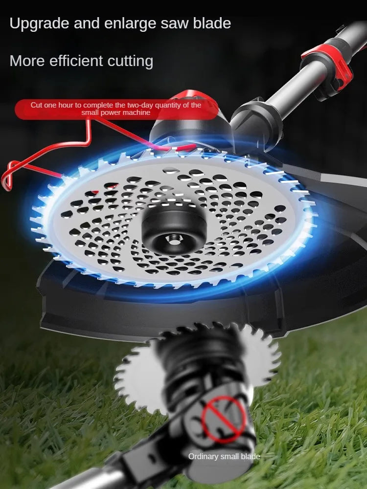 Portable Electric Lawn Mower with Lithium Battery for Home Use and Farming Grass Trimming