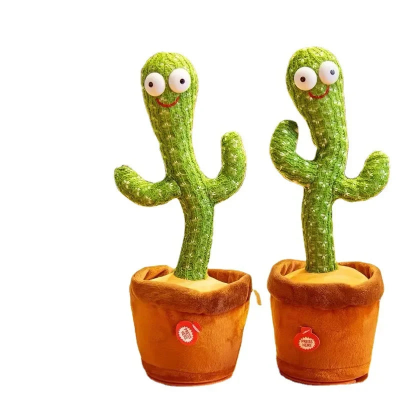 Magic Twist Talking Cactus Toy Dancing Cactus Swing Singing