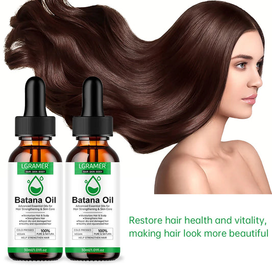 Batana Oil Advanced Essential Oil Hair Growth Skin Care Moisturizes Strengthens Hair Scalp Improve Hair Loss Hair Care Products