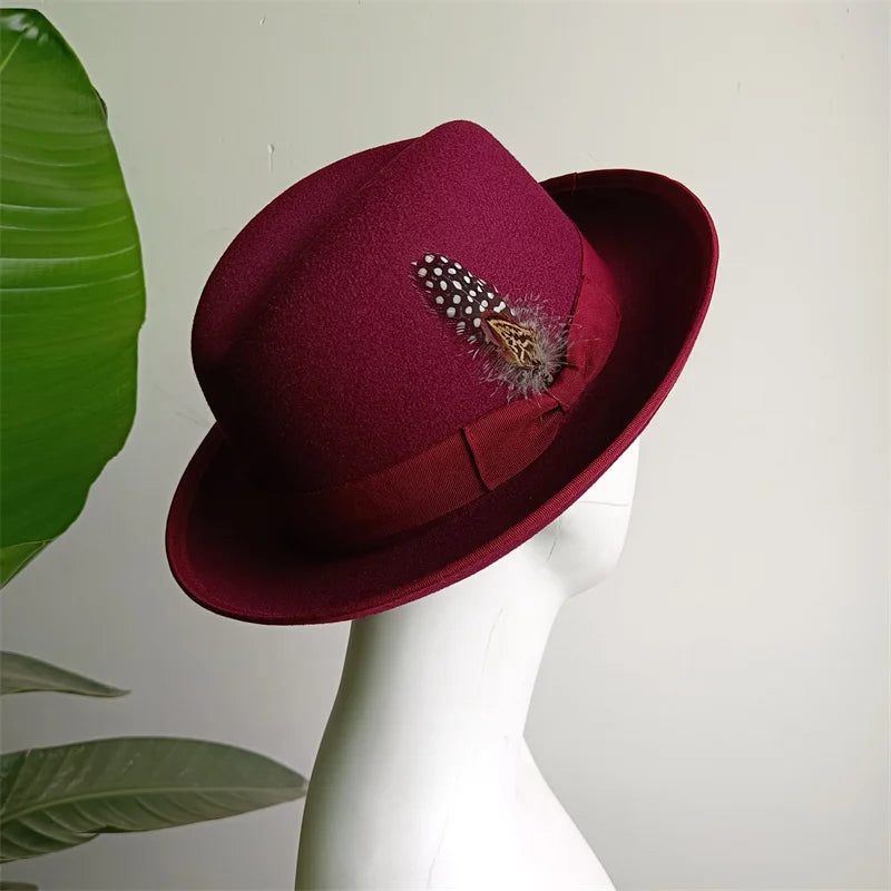 Green Retro Men's Spring Hat Unisex Men's Bow Women's Curved Brim Wide Brim Sun Hat Straw Hat Beach Hat sombrero hombre