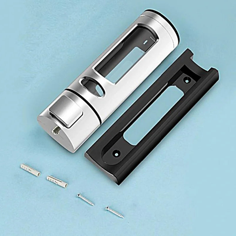 Lamgool Single/double Soap Dispenser Wall-Mount Shower Bath Shampoo Dispenser Liquid Soap Container Bathroom Accessories