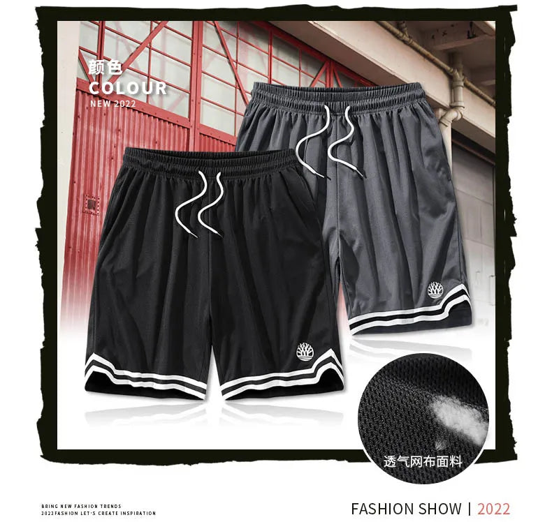 Plus Size 7XL 8XL 9XL Men's Casual Basketball Shorts Hip Hop Streetwear Male Gyms Joggers Sportswear Bodybuilding Homme Shorts