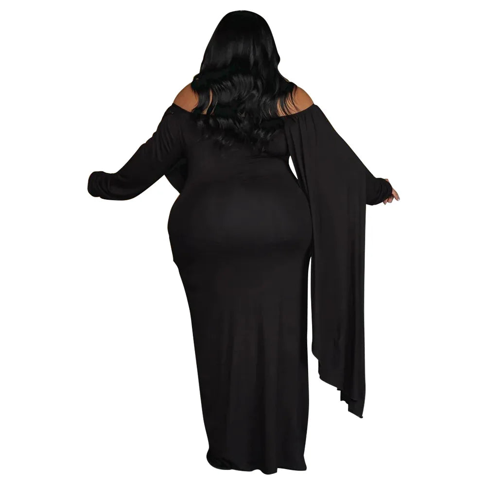5XL 4XL Plus Size Clothes Dresses Women Cascading Ruffle Robes Summer Autumn White Loose Street Style Casual Big Size Maxi Dress