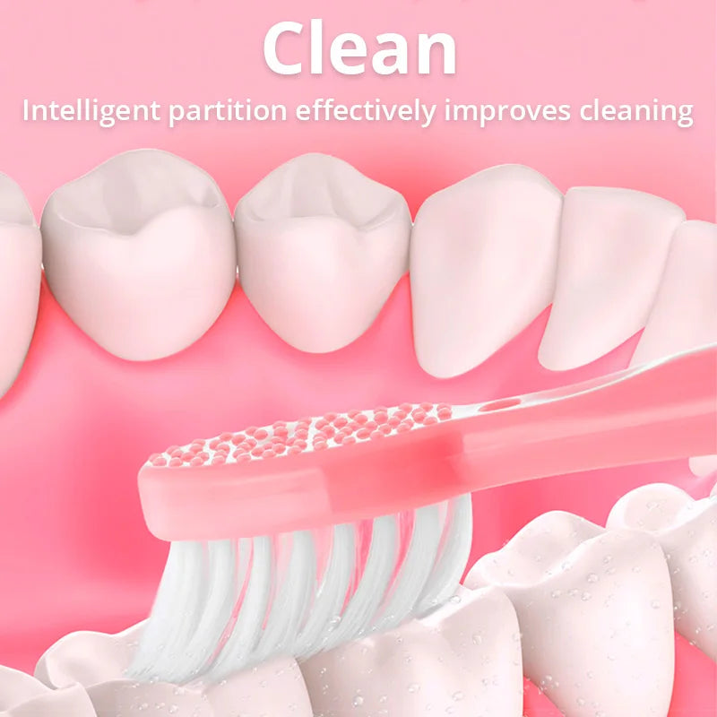 Tongwode Electric Toothbrush for Adults Soft Bristle Portable Battery E802 Endurance IPX6 Waterproof Intelligent Effective